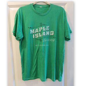 Green Maple Island Brewing Stillwater, Minnesota Graphic Tshirt